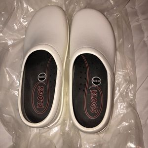 White Nursing Clogs